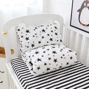 crèche garçon fille sommeil couverture de <span class=keywords><strong>drap</strong></span> de lit 3 pièces ensemble coton tissu avec fermeture à glissière pour literie bébé - Product Image 5