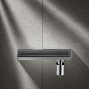 Rejilla de drenaje lineal rectangular moderna OEM de acero inoxidable 304 con inserto para azulejos para baño y cocina - Product Image 1