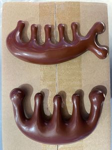 Ensemble d'outils Gua Sha en bois écologiques RachelHu pour le massage du <span class=keywords><strong>cuir</strong></span> <span class=keywords><strong>chevelu</strong></span>, brosse de massage de la tête et relaxation - Product Image 5