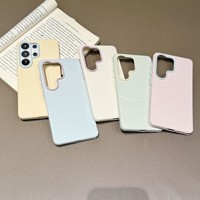 Coque de téléphone Samsung, TPU de haute qualité, antichoc, couleur unie, couleur bonbon, coque de protection moulée par injection