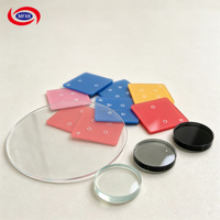 Verre trempé coloré circulaire dépoli de précision 0,3 mm-5 mm pour escalier, panneau de verre tactile 86 pour salle de bain
