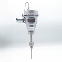 Transmitter Temperatur Anti Ledakan PT100 Input Termokopel 4-20mA Output Sinyal 0-10V Sensor Kelas I Akurasi Tinggi