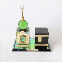 Tour d'horloge de la mosquée en cristal, modèle Kaaba, pour Souvenirs artisanaux musulmans, décoration islamique, ramadan, nouvelle collection