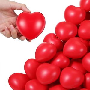 Custom Heart Shaped PU Foam Stress <b>Ball</b> <b>Squeeze</b> with Custom Logo and Color Anxiety Relief Promotional Valentine's Day Gift - Product Image 6