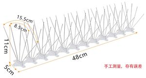 コイル5ピン60cmステンレス鋼304 201鳥のスパイクアンチ鳥のピジョンスパイク動物制御 - Product Image 3