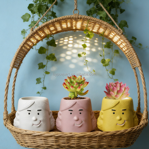 <span class=keywords><strong>Pot</strong></span> <span class=keywords><strong>de</strong></span> fleurs en béton écologique pour enfants, couleur personnalisée, vente en gros, best-seller, jardinière pour chambre d'enfant, <span class=keywords><strong>maternelle</strong></span> - Product Image 3