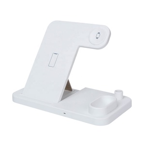 Cargador universal QI <span class=keywords><strong>para</strong></span> teléfono móvil, cargador inalámbrico rápido 4 en 1 de 10W, <span class=keywords><strong>base</strong></span> de carga estándar - Product Image 4