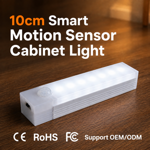 Under Cabinet LED <b>Light</b> 6000K Daylight Matte Aluminum Touch <b>Switch</b> Surface Mounted Kitchen Lighting 25000H Lifespan - Product Image 1
