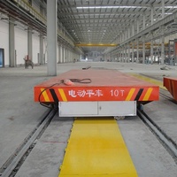 Chariot de transfert motorisé sur rail à barres de distribution, moteur AC, alimentation continue, charge lourde, équipement de transport industriel