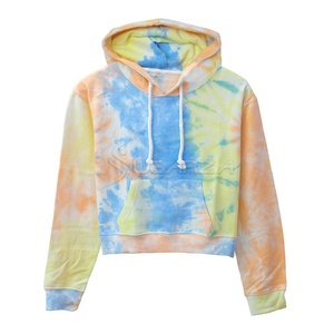 Jersey de algodón 100% cálido al por mayor para hombres, estampado personalizado de gran tamaño, suave y acogedor, jerséis con tinte de corbata para uso diario, sudaderas con capucha - Product Image 3