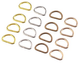 Asst Colours Sizes Metal D Ring Jump Ring Buckle <b>Webbing</b> Strap Bags Leather K - Product Image 2