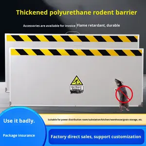 מעצור דלת עמיד בפני עכברים פוליאוריטן סנדוויץ' מעובה מסגסוגת אלומיניום לוח נגד עכברים לחדרי הפצה משקי בית - Product Image 5