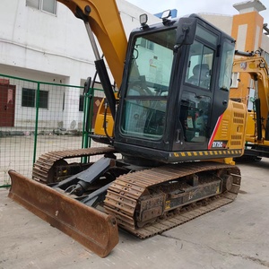รถขุดตีนตะขาบ SANY SY 75C มือสอง 7 ตัน ปั๊มไฮดรอลิก ราคาถูก ชั่วโมงการใช้งานต่ำ รับประกัน 6 เดือน เหมาะสำหรับงานตอกเสาเข็ม - Product Image 6