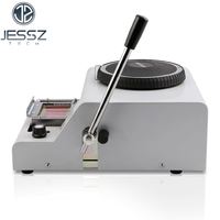 Machine à gaufrage manuelle pour cartes PVC avec codage Braille