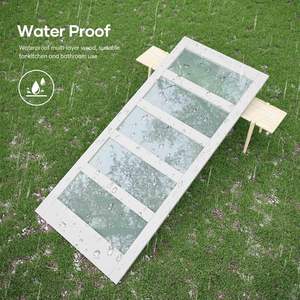 Porta Scorrevole GUJIE in Polimero ad Alta Sicurezza, 5 Pannelli Opachi, Bianca, per Interni e Soggiorno - Product Image 5