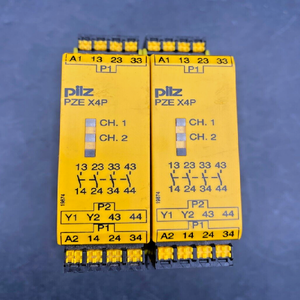 مجموعة من <span class=keywords><strong>2</strong></span> وحدة تحكم منطقية قابلة للبرمجة Can X4p C 170994 24 فولت تيار مستمر 4 مخارج عادية مفتوحة، مرحل أمان للأتمتة الصناعية والتحكم في المستودعات - Product Image 1