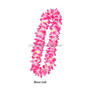 Hawaiiaanse Feestdecoratie Set Kunstmatige Slinger Leis Voor Hula Dance Luau Feestartikelen Met Neklus En Bloemstukken - Product Image 4