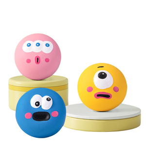 Juguete para masticar <span class=keywords><strong>perro</strong></span> con globo ocular grande de dibujos animados divertidos y bonitos, goma ecológica con función de chirriador para mascotas - Product Image 1