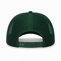 Casquette de camionneur en daim bicolore avec patch tissé personnalisé pour la randonnée, le camping et les voyages