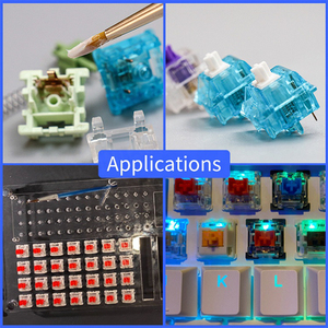 GPL205 Lubricante de interruptor de teclado de baja fricción premium y grasa estabilizadora para resortes e interruptores de teclado mecánico - Product Image 3