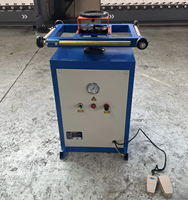 Mesa Giratoria Portátil para Recubrimiento de Vidrio, Banco de Trabajo Industrial Resistente para Pegado de Vidrio, para Procesamiento y Decoración en la Construcción
