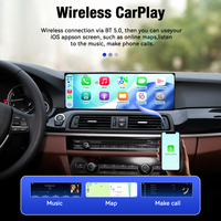 ZWNAV 2560*720p 14.9 " Auto Apple Carplay para BMW Serie 5 F10 2011-2017 LINUX Os Reproductor Multimedia para Auto Estéreo GPS Navegación