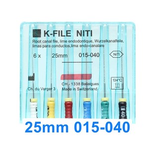 12包/盒 21/25/31mm 牙科 <span class=keywords><strong>K</strong></span> 型锉 NiTi 灵活型根管锉 手用根管镍钛锉 牙科用镍钛锉 - Product Image 2