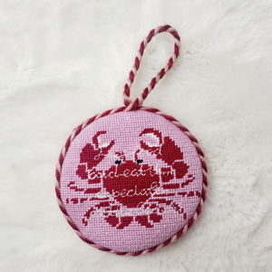 Handmade needlepoint vải cửa treo với thiết kế trừu tượng thêu tường nghệ thuật cho phòng khách hành lang trang trí Giáng sinh - Product Image 1