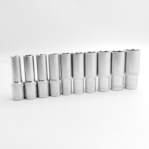 Chất Lượng Cao Tay OEM Nhà Máy Bán Hàng Trực Tiếp Cơ Khí 10Pcs 1/2 "Chrome Vanadium Thép Sâu Ổ Cắm Set Với 3-Năm Bảo Hành - Product Image 3