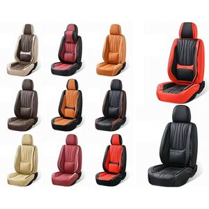 Housse de siège de voiture universelle 9 pièces, 9D, en cuir de luxe, sportive, résistante à la saleté, toutes saisons - Product Image 6