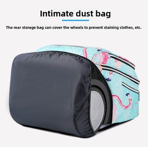 Sac <span class=keywords><strong>à</strong></span> dos <span class=keywords><strong>à</strong></span> <span class=keywords><strong>roulettes</strong></span> Bunnyfly, grandes roues, imperméable, grande capacité, doublure en polyester Oxford pour étudiants - Product Image 4