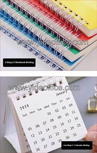 Machine à relier les anneaux en fer électrique Double bobine poinçonnage couteau à tirer 34 trous carré calendrier de bureau tendre lourd ET8707 <span class=keywords><strong>contrat</strong></span> - Product Image 4