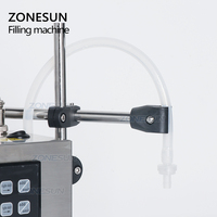 ZONESUN GFK-280 semi-automatique pompe à diaphragme à tête unique parfum cosmétique huiles essentielles Machine de remplissage liquide