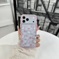 Étui de téléphone antichoc en TPU+PC avec motif imprimé effet époxy brillant et diamants pour MOTO G37 5G EDGE 70 Fusion 5G G87 5G