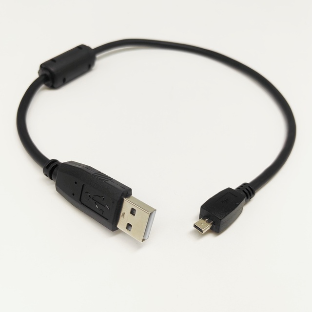 Custom USB-A Male to Mini 8-pin Male Cable