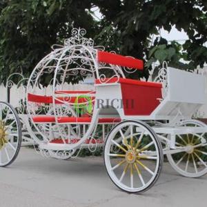 Carruaje clásico de Cenicienta, carro eléctrico sin caballos, carro de calabaza para desfiles de flotadores, alquiler exclusivo en áreas escénicas - Product Image 3
