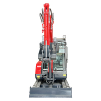 Mini pelle modèle 3 tonnes avec moteur diesel Laidong 385 ou Kubota D1703 Euro 5 et EPA