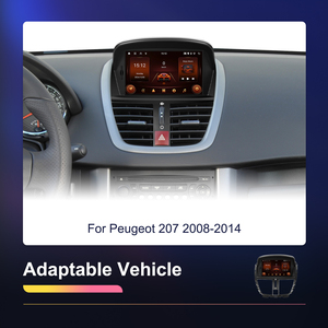 Podofo 7'' Car Stereo 2+64G for Peugeot 207 2008-2014 With Wireless Carplay/Android Auto GPS/WiFi/BT/FM/RDS/EQ Car Radio - Product Image 3