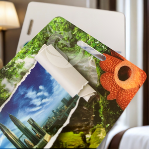 Étiquette de bagage en PVC rigide personnalisée avec impression par sublimation, fabrication directe usine, impression offset, sangle en plastique vierge pour usage personnalisé - Product Image 4