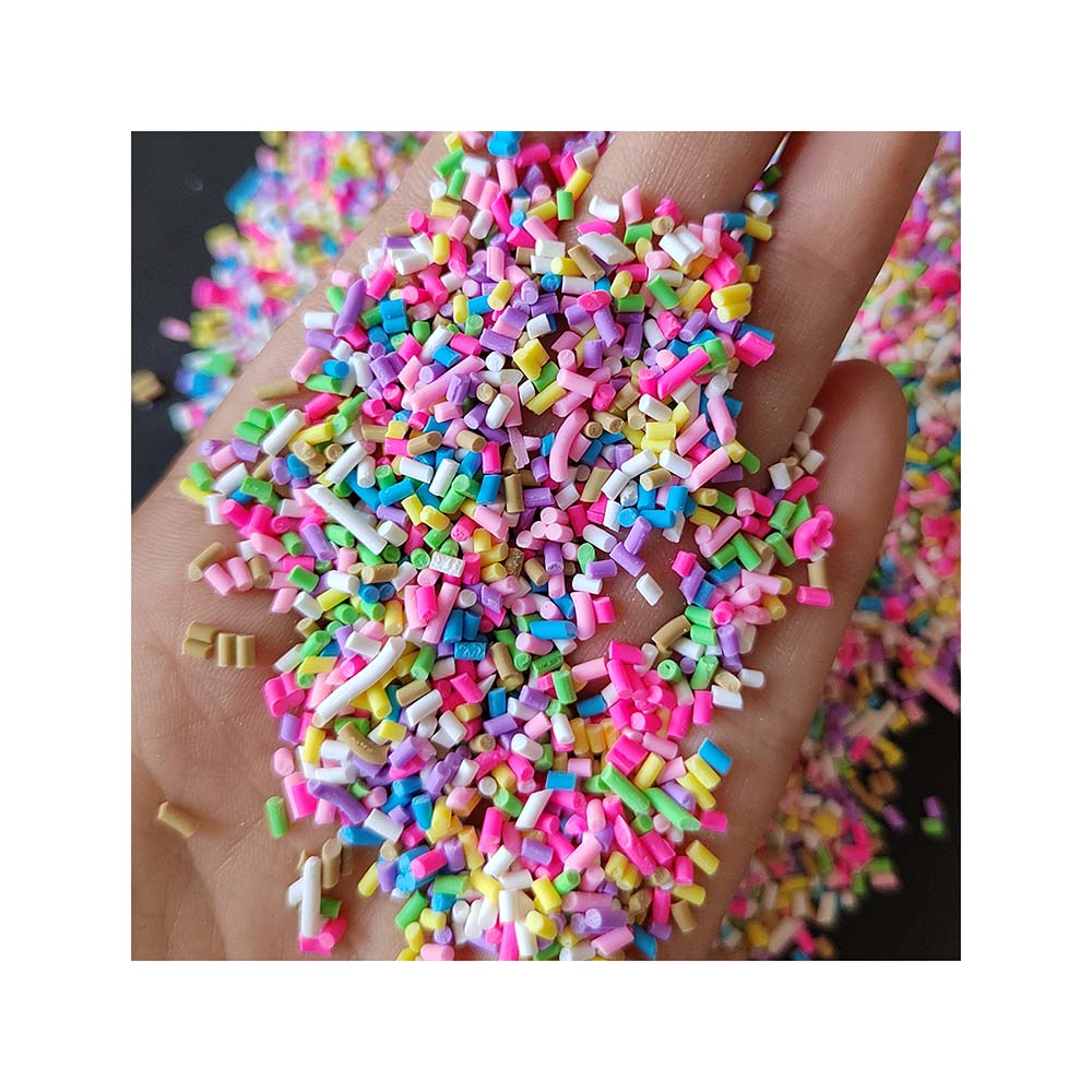 100 Pezzi Di Fette Di Bastoncini Di Zucchero 3D – Rosse E Verdi, In Argilla Polimerica, Decorazioni Per Nail Art, Torte, Slime E Progetti Fai Da Te - 2