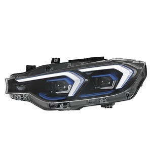 Nouveauté : Phare avant à LED 55W de haute qualité avec lentille, lumière de jour 6000K blanc H1 pour BMW Série 3 F30 F35 (2013-2019), 12V B - Product Image 1