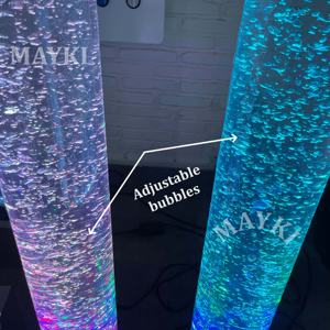 Tubo Luminoso a Bolle d'Acqua LED 5FT 6FT, Esperienza Sensoriale Rilassante, Lampada con Cambio Colore, Tubi Luminosi Interattivi a Bolle con Pesci - Product Image 6