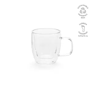 Tasse 65 ml en verre borosilicate, merchandising personnalisé - Product Image 2