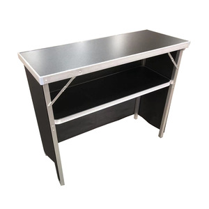 <span class=keywords><strong>Comptoir</strong></span> de <span class=keywords><strong>bar</strong></span> portable moderne en métal pliable, design contemporain, <span class=keywords><strong>pour</strong></span> hôtel extérieur, mobilier d'extérieur économique. - Product Image 5