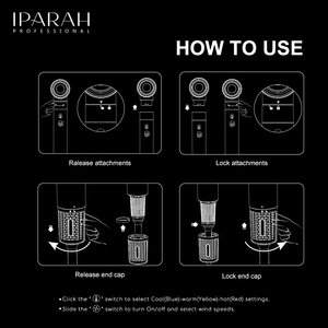<span class=keywords><strong>Secador</strong></span> de <span class=keywords><strong>Pelo</strong></span> Eléctrico IPARAH P-500 para <span class=keywords><strong>Mujer</strong></span>, 6 en 1, Alta Velocidad, Motor BLDC de 11000 RPM, Cepillo Iónico para Peinar y Plancha de <span class=keywords><strong>Pelo</strong></span> en Uno - Product Image 3