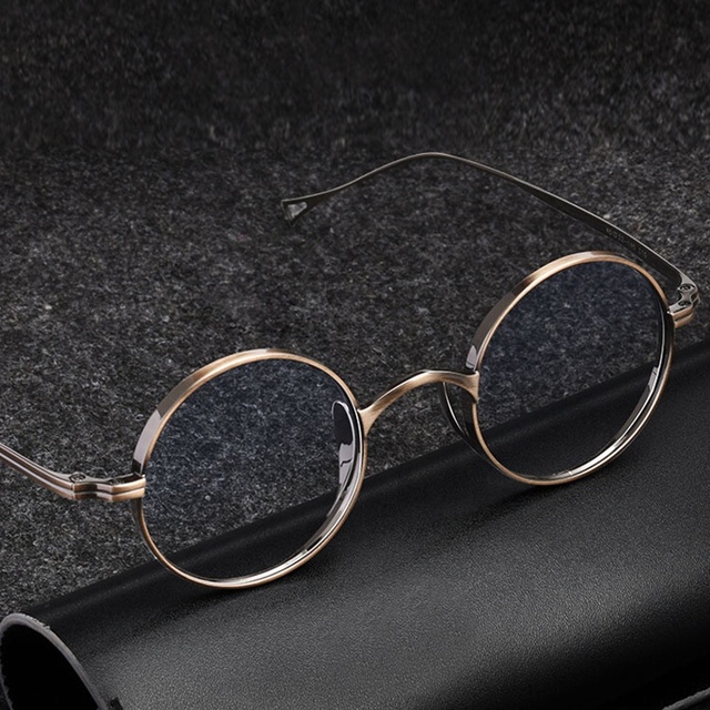 Shenzhen Retro High Quality Optical Frame Spectacle Eye Glasses Memory Titanium Eyewear Chunky Solid Pattern