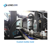 Máquina Sopladora de Botellas de Plástico Totalmente Automática, Fabricada en China, para Diferentes Tamaños de Botellas.