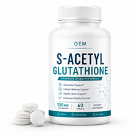 Comprimés de S-Acétyl Glutathion pour le bien-être cellulaire quotidien et l'action antioxydante avec Vitamine C et Sélénium – Ligne de production OEM/ODM en marque blanche