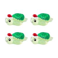 Meilleures ventes : Adorable tortue de Noël Chunjun, accessoires de décoration pour jardin, paysage enneigé, ornements de bureau