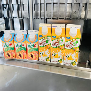 Özel sürdürülebilir 250ml 500ml 1000ml aseptik sıvı suyu Gable üst karton süt paketi kağit kutu ambalaj - Product Image 4